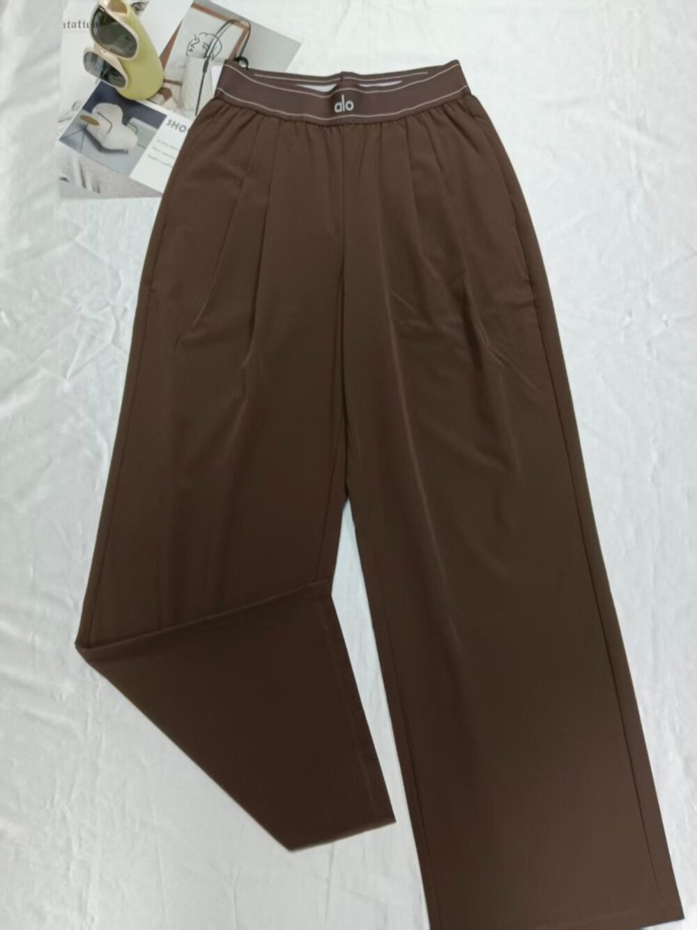 Alo Yoga Suit Up Trouser Relaxed Fit👩🚀Elevated Casual 30” Inseam🌅 - Picture 2 of 9